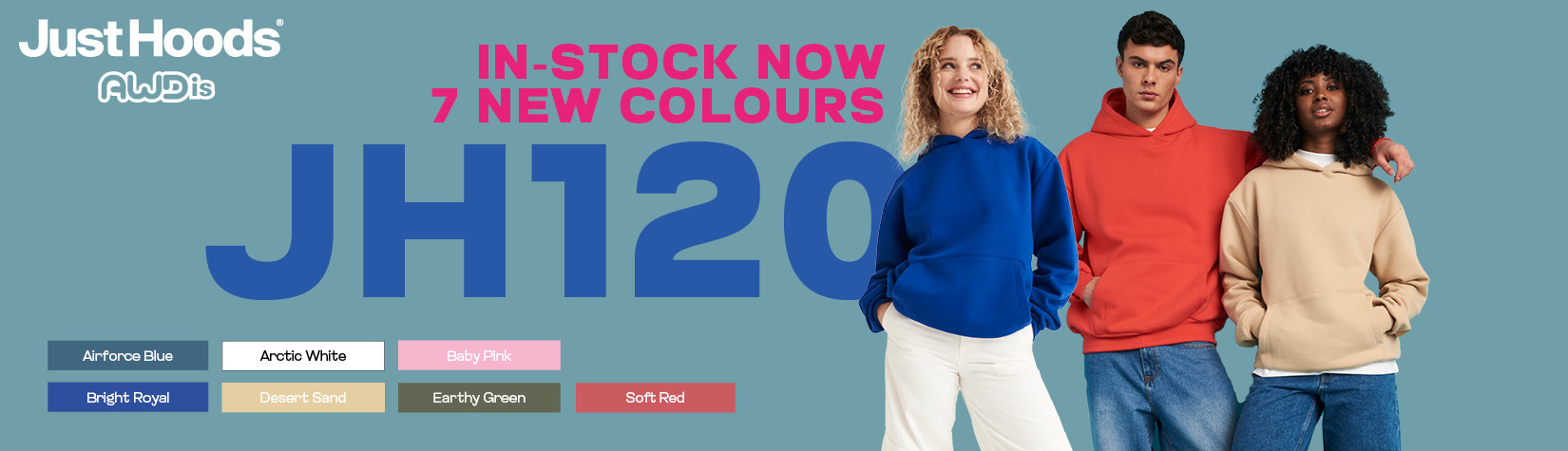 JH120 7 NEW colours